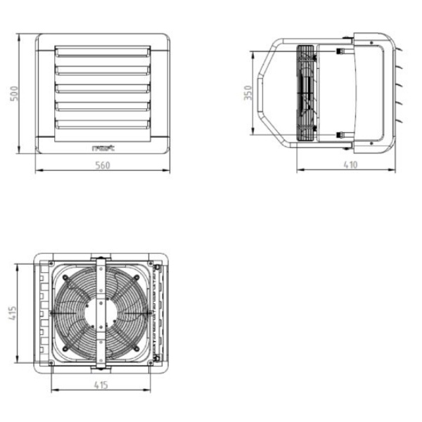 Водяной тепловентилятор Греерс ВС-1110 ЕСМ
